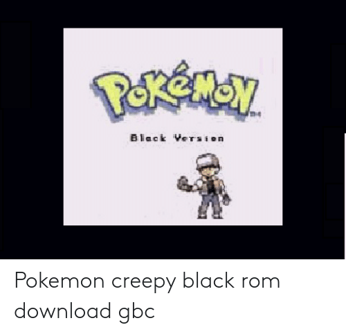 pokemon creepy black gba